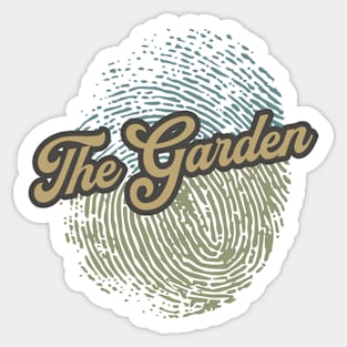 The Garden Fingerprint Sticker